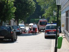 Radfahrerunfall in Gablitz, 3. Juli 2010