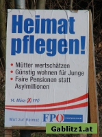 Plakat FPÖ Gablitz 2010