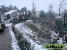 Baumrodungen in Gablitz im Dezember 2009