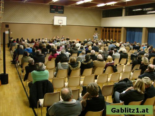 Informationsveranstaltung zum Thema Flüchtlingsheime in Gablitz